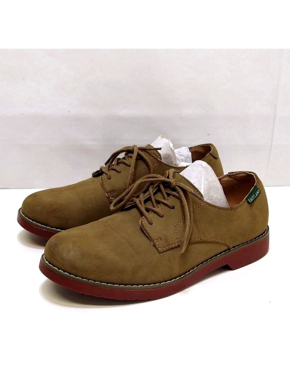 Eastland Kids Buck Shoes US 6.5M Synthetic Upper EVA Sole Lace-Up Scuffed Toes